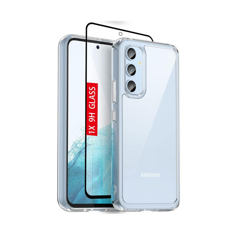Samsung Tempered Glass/silicone case